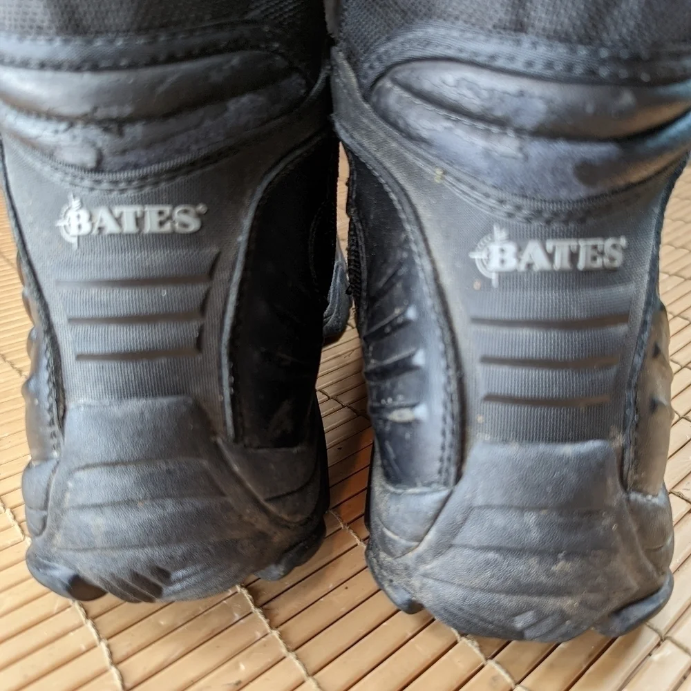 BATES Men's Size 13 GX-8 SIDE ZIP GORE-TEX WATERPROOF COMBAT BOOTS E02268 BLACK